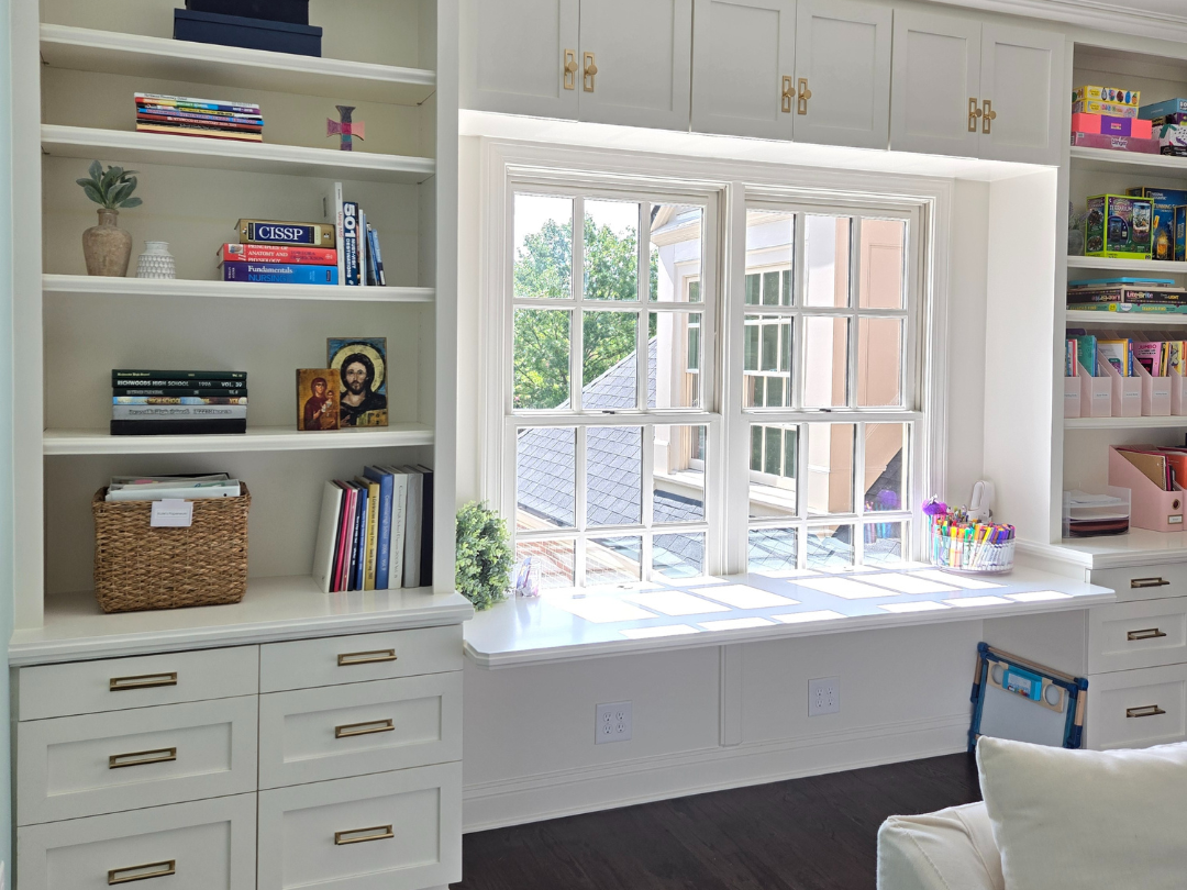 Create a space that is clear, functional, tidy and a place where you feel confident. 
